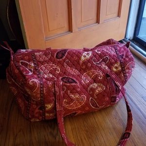 Vera Bradley Large Duffel w/ Make Up Bag